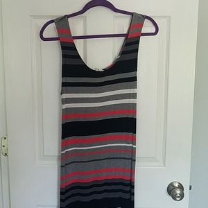 Striped maxi dress